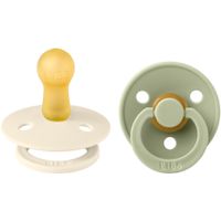 BIBS Pacifier Latex - Ivory/Sage Size 3